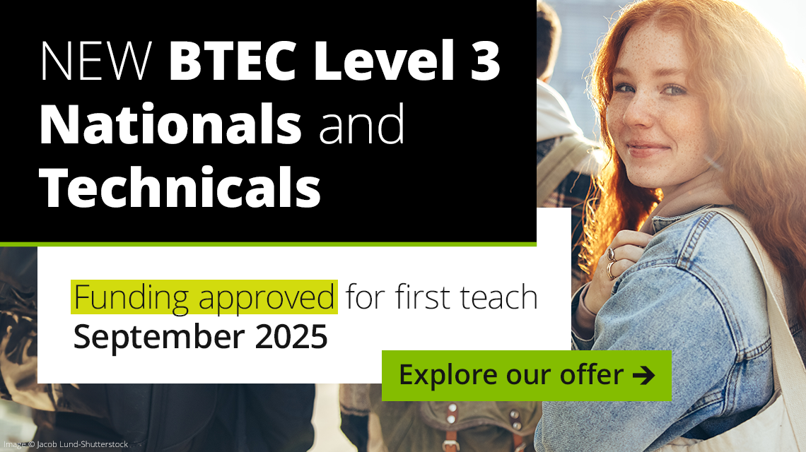 Continue to teach BTEC with confidence