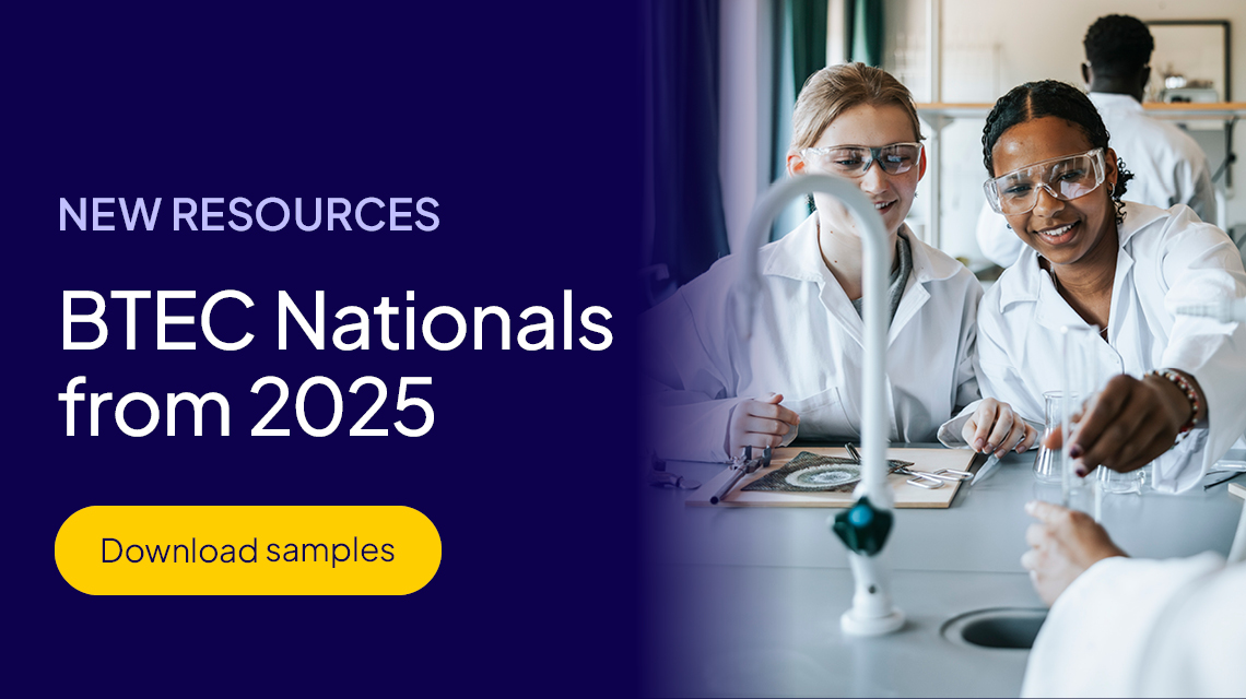 New Resources for BTEC Nationals from 2025