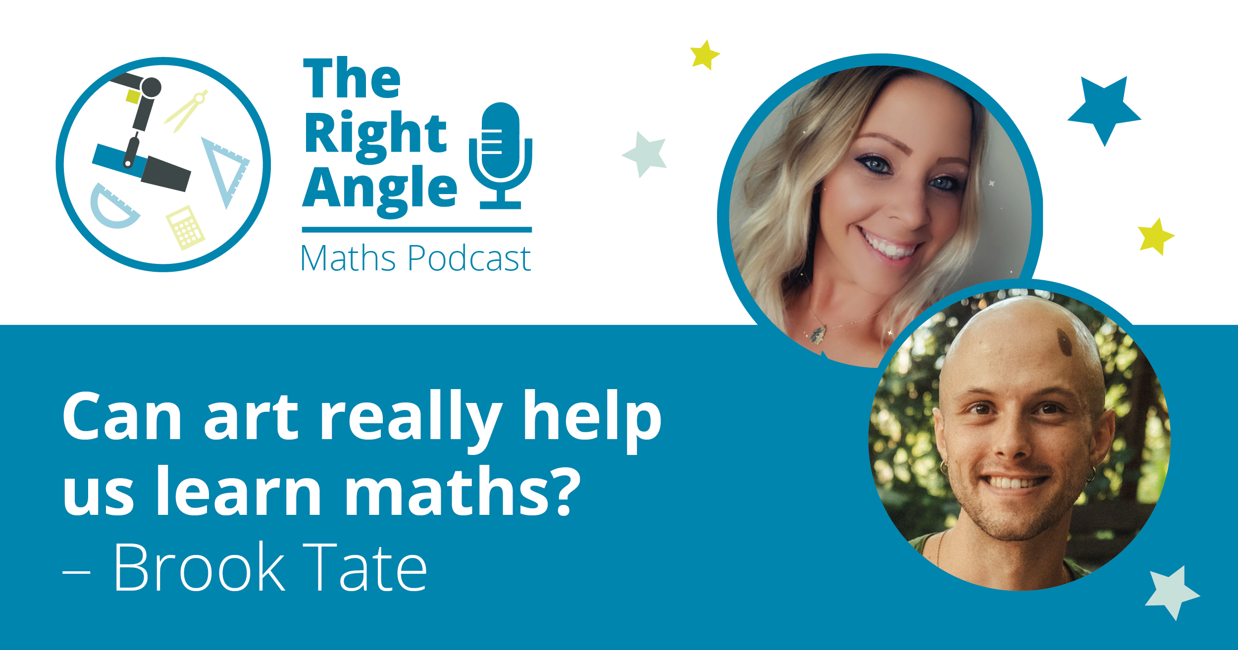 1947532184-the-right-angle-maths-podcast-brook-tate-01-1200-x-630 Image of podcast presenter and guest