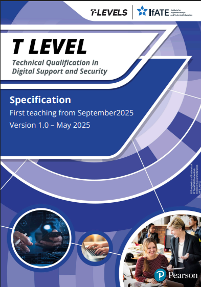 T Level Digital Support and Security cover